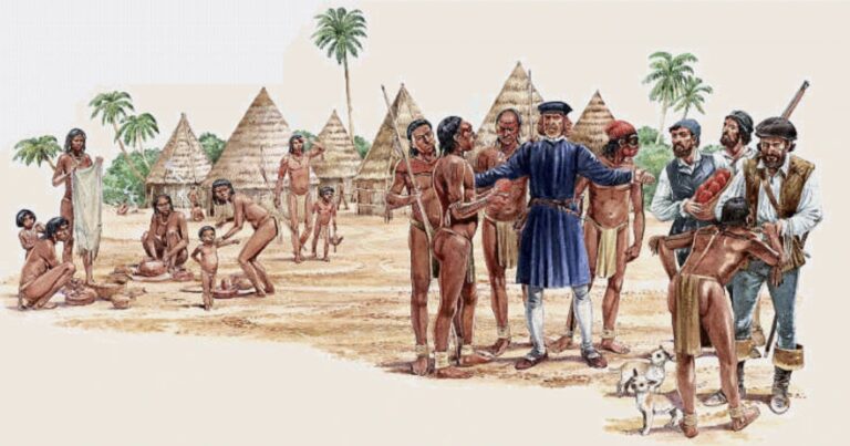 Los guaitiaos -Indios de paz-